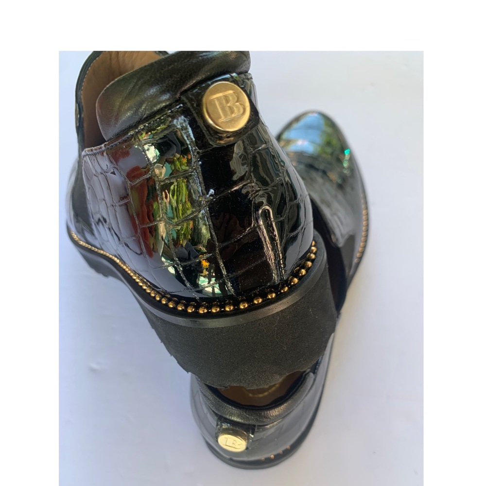 NEW! ⭐️ BROWNS Couture Black LEATHER Loafers ULTRA LIGHT - Picture 8 of 15